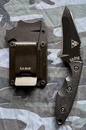 KA-BAR TDI Hinderer Hell Fire 2486 vaststaand mes beschikbaar voor biedingen