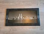 WTC Twin Towers skyline New York foto schilderij in lijst, Antiek en Kunst, Ophalen