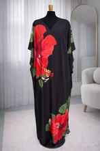 Plus size kaftan jurk t/m maat 56, Ophalen of Verzenden, Nieuw, Zwart, Jurk