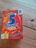 5 Seconden Mini Spel - Reisspel, Megableu, Vijf spelers of meer, Ophalen of Verzenden, Zo goed als nieuw