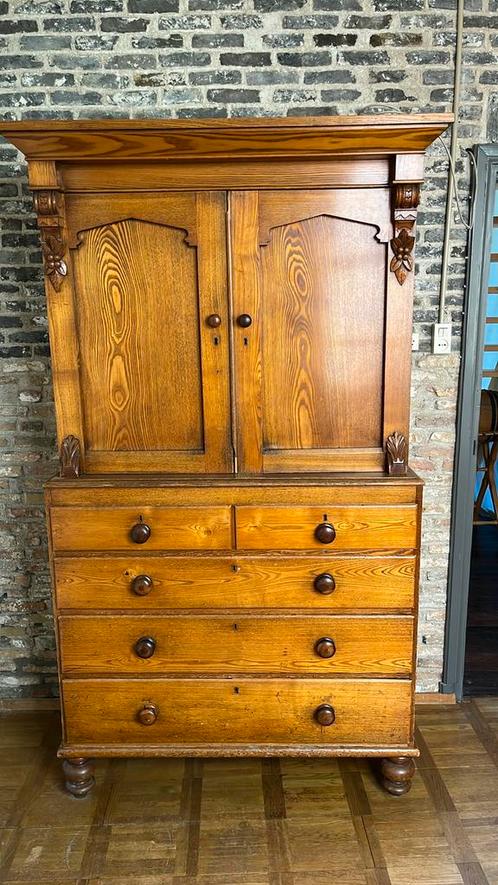 Antiek Engels kabinet, Antiek en Kunst, Antiek | Meubels | Kasten, Ophalen
