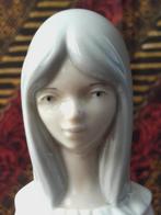 Meisje met hoed mooi vintage beeldje uit Spanje 22,8 cm., Ophalen of Verzenden