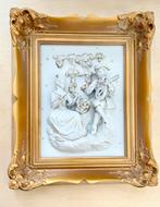 Barokstijl reliëf schilderij 3D Alt Meissen art Capodimonte, Ophalen