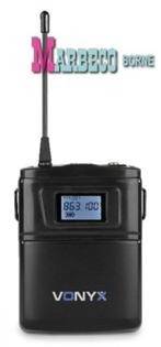 Draadloze Bodypack Microfoon Digitaal UHF 16-Kanaal UHF, Vonyx, Overige typen, Nieuw, Info@marbeco.nl