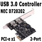 USB 3.0 Host Controller | LP / FH | NEC | 2-Port | NiEUW, Computers en Software, USB Sticks, Nieuw, Ophalen of Verzenden