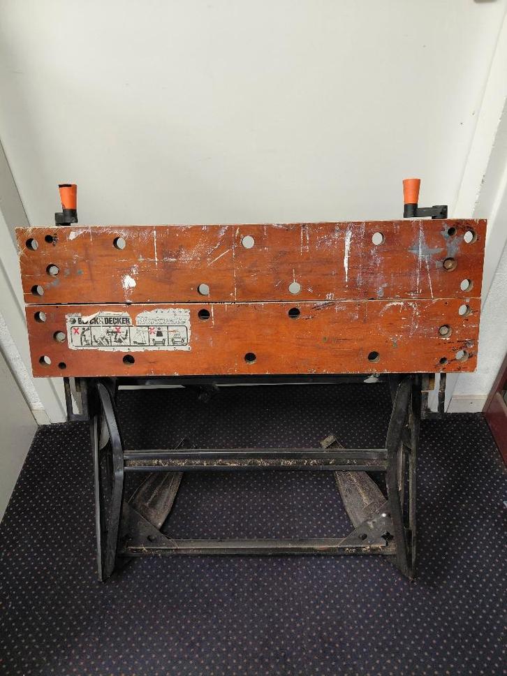 Black Decker Workmate, Doe-het-zelf en Verbouw, Werkbanken, Gebruikt, Minder dan 70 cm, Inklapbaar, Ophalen