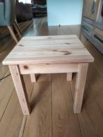 Grenen bijzettafeltje, Huis en Inrichting, Minder dan 55 cm, Zo goed als nieuw, Rechthoekig, Ophalen