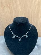 Ketting zilver met fluoriet, Ophalen of Verzenden, Zilver