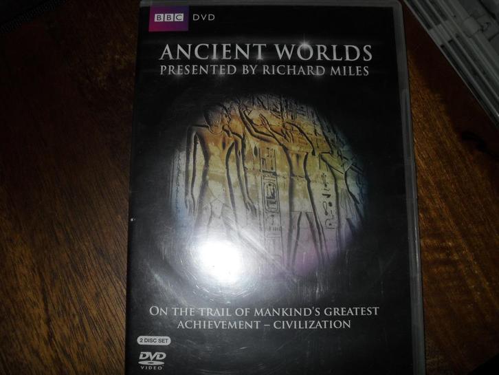 2 DVD SET RICHARD MILES-ANCIENT WORLDS., Cd's en Dvd's, Dvd's | Documentaire en Educatief, Zo goed als nieuw, Politiek of Geschiedenis