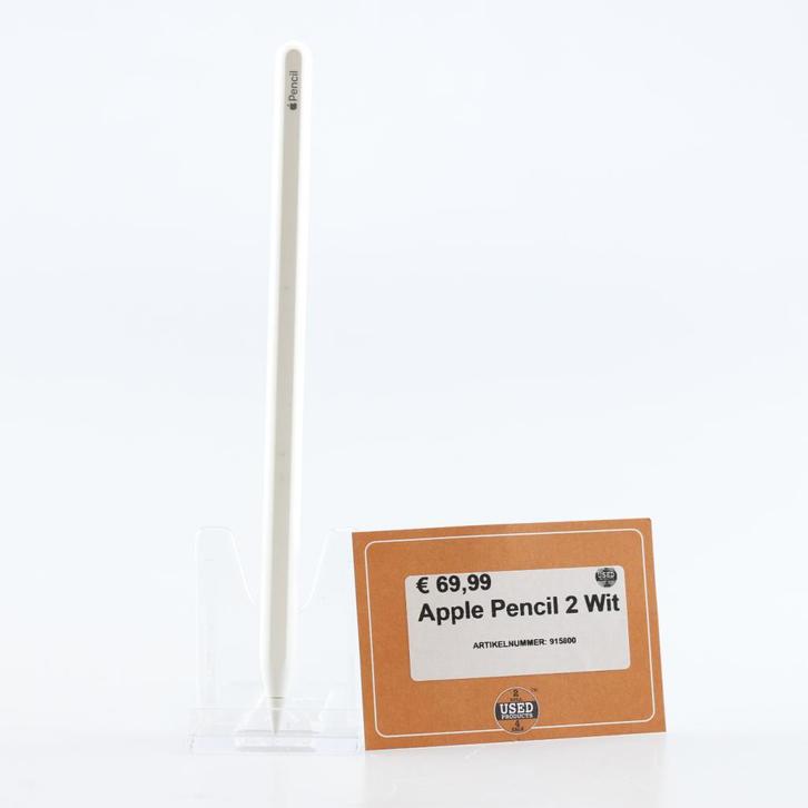 Apple Pencil 2 Wit, Computers en Software, Apple iPads, Zo goed als nieuw
