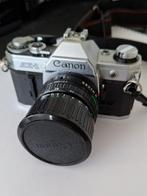 Canon AE1 met Speedlite 199A, Ophalen of Verzenden, Gebruikt, Spiegelreflex, Canon