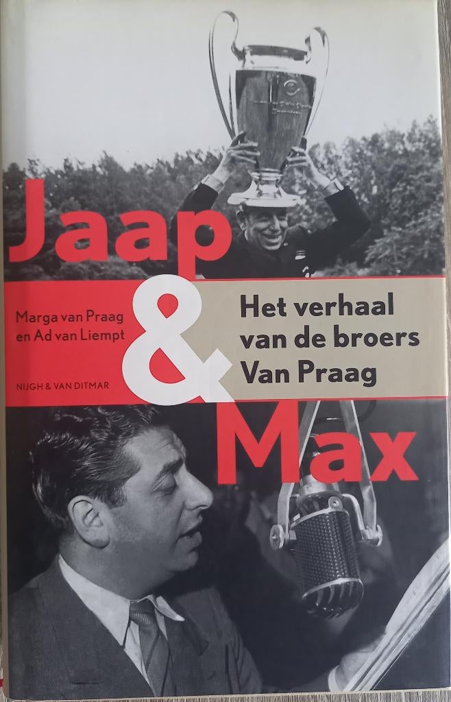 Jaap en Max van Praag oorlog muziek en voetbal, Ophalen of Verzenden, Gebruikt, Overige binnenlandse clubs, Boek of Tijdschrift