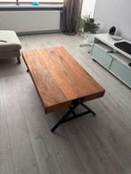 Industriële Salontafel Avia Rechthoek Mangohout 120x70 cm, Huis en Inrichting, Tafels | Salontafels, Ophalen, 100 tot 150 cm, 50 tot 100 cm