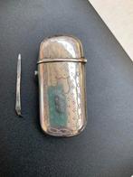 Zilveren zwavelstokkendoosje Biedermeier, Nederland ca. 1870, Antiek en Kunst, Antiek | Goud en Zilver, Ophalen of Verzenden