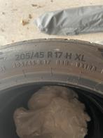 4 Zomerbanden zonder velg 205/45  R17 H XL Continental, Gebruikt, Ophalen