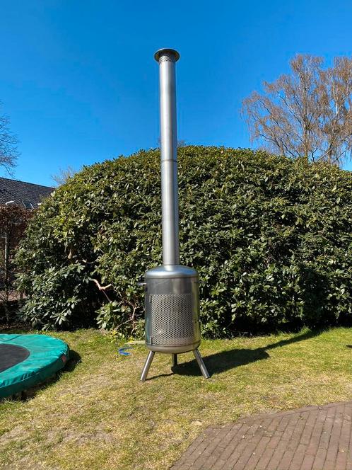 Houtkachel terraskachel tuinhaard tuinkachel buitenhaard, Tuin en Terras, Tuinhaarden, Nieuw, Ophalen