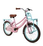 Actie! Meisjesfiets SuperSuper Lola 18 inch. Roze Turquoise, Ophalen, Zijwieltjes, 16 tot 20 inch, POPAL