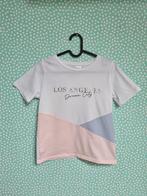 C&A tshirt shirt met korte mouwen wit/roze/blauw maat 146/15, Kinderen en Baby's, Kinderkleding | Maat 146, Meisje, Ophalen of Verzenden