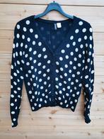 H&M vest met stippen mt. S, Kleding | Dames, Truien en Vesten, H&M, Verzenden, Zwart, Zo goed als nieuw