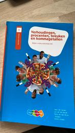 Verhoudingen, procenten, breuken en kommagetallen, Ophalen of Verzenden, Zo goed als nieuw, Jos van den Bergh; Ortwin Hutten; Marc van Zanten; Petra van ...