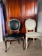 Barok stoelen 4 wit 2 zwart, Ophalen