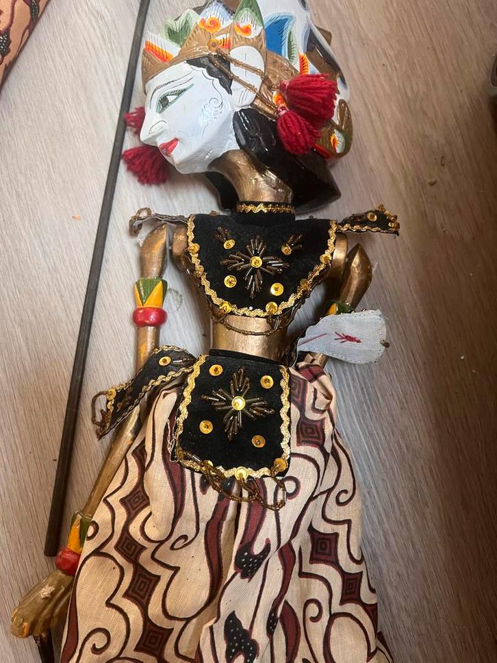 Wayang Poppen Verzameling - 5 Stuks, Antiek en Kunst, Kunst | Niet-Westerse kunst, Ophalen of Verzenden