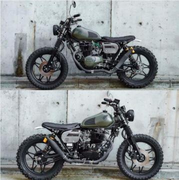 Honda CB450 Flat tracker, caferacer, zelfbouw, custom beschikbaar voor biedingen