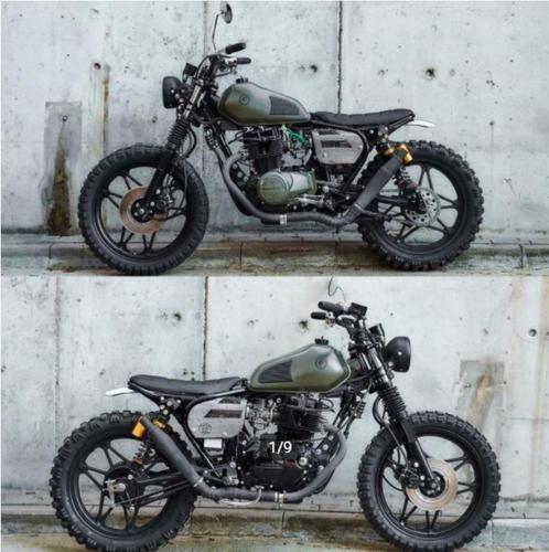 Honda CB450 Flat tracker, caferacer, zelfbouw, custom, Motoren, Motoren | Honda, Particulier, Overig, 12 t/m 35 kW, 2 cilinders