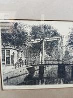 Hendrik v/d Velde. Amsterdam, Coenburgwal. 36/20 cm., Antiek en Kunst, Ophalen