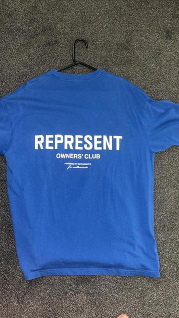 Represent Shirt Maat M (Blauw) beschikbaar voor biedingen
