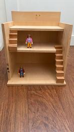 Gratis: houten zelfgemaakt poppenhuis - Playmobil geschikt!, Ophalen, Gebruikt, Poppenhuis