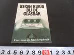 sticker Beken kleur bij de glasbak Voor meer en beter hergeb, Verzamelen, Ophalen, Zo goed als nieuw, Bedrijf of Vereniging