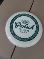 grolsch premium lager frisbee, Ophalen of Verzenden, Gebruikt, Reclamebord, Plaat of Schild, Grolsch