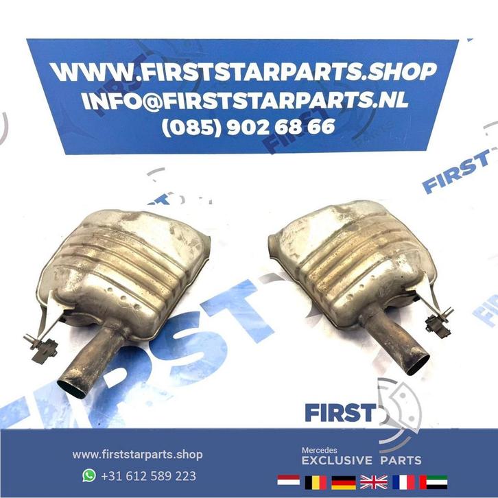 C43 GLC43 AMG W205 W253 UITLAAT DEMPER Mercedes C GLC Klasse, Auto-onderdelen, Uitlaatsystemen, Mercedes-Benz, Gebruikt, Ophalen of Verzenden