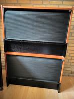 roldeur bureaukast+driedelig bureau+bureaustoel, Ophalen, Gebruikt, 25 tot 50 cm, 50 tot 100 cm