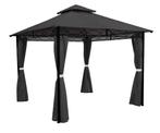 Tuinpaviljoen facil 3x3 meter Antraciet, Grey Dawn of Taupe, De Amert 152 5462GH Veghel, Grizzly Outdoor, Minder dan 4 meter, Nieuw