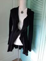 Zwart Vest roezels Julien le Roy, Ophalen of Verzenden, Zo goed als nieuw, Zwart