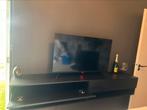 Tv meubel mat zwart., Huis en Inrichting, Kasten | Televisiemeubels, Minder dan 100 cm, 25 tot 50 cm, Ophalen of Verzenden, Zo goed als nieuw