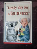 GUINNESS BEER - 256 - GUINNESS  &  KOALA// WERELDWIJD !, Ophalen, Zo goed als nieuw, Reclamebord, Plaat of Schild, Overige merken