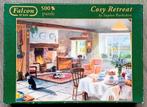 Falcon puzzel Cozy Retreat 500 compleet, Ophalen of Verzenden, 500 t/m 1500 stukjes, Zo goed als nieuw, Legpuzzel