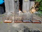 4 x surinaamse kooi, Dieren en Toebehoren, Ophalen of Verzenden, Hout, Vogelkooi
