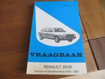 Vraagbaak Renault 20, Renault 30 zeer uitgebreid, topstaat! beschikbaar voor biedingen