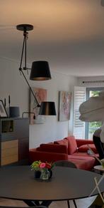 Zwarte verstelbare ‘pixar’ hanglamp, Ophalen, Zo goed als nieuw, Metaal, 75 cm of meer