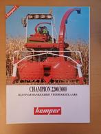 Folder Kemper Champion 2200/3000, Ophalen of Verzenden, Gelezen, Tractor en Landbouw