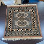 Pers, handgeknoopt kleed in zachte kleuren, 64x62 cm, Ophalen, Gebruikt, 50 tot 100 cm, Vintage