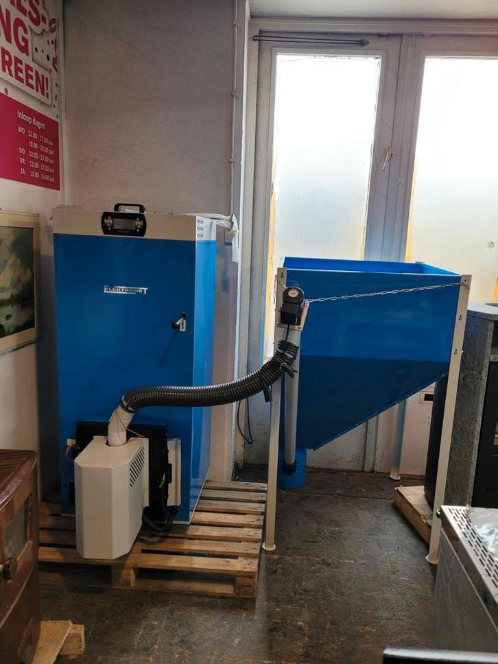 Elektromet 35 kw pelletketel met gratis 1000L buffervat, Huis en Inrichting, Kachels, Nieuw, Vrijstaand, Pelletkachel, Hout, Ophalen of Verzenden