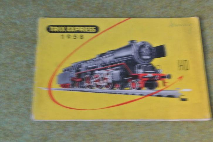 Trix Express 1958, Hobby en Vrije tijd, Modeltreinen | H0, Zo goed als nieuw, Boek, Tijdschrift of Catalogus, Gelijkstroom of Wisselstroom