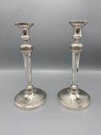 Empire zilveren kandelaars, Guillaume Drion, Luik, 1814-1831, Ophalen of Verzenden, Zilver
