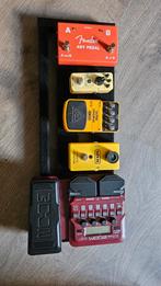 Diverse (bas)gitaar effecten & pedalboard., Ophalen of Verzenden, Zo goed als nieuw, Chorus