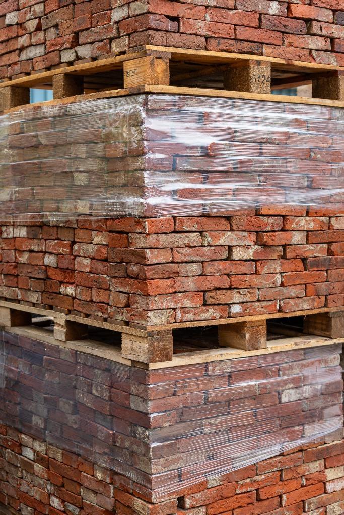 Antieke oud Groninger rood rode metselsteen 24x5cm 300M2!, Doe-het-zelf en Verbouw, Metselstenen, Gebruikt, Bakstenen, Ophalen